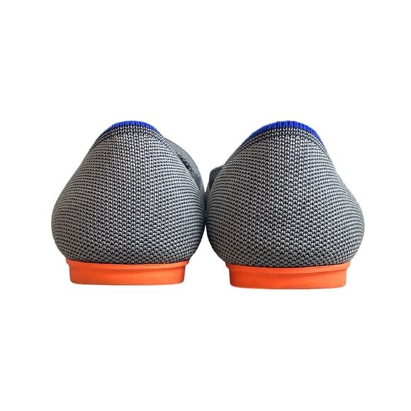 Rothys Women's Grey And Blue Flats Sz - 7W - Picture 5 of 9